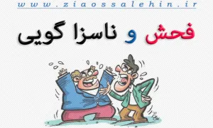 درباره فحش و دشنام گویی