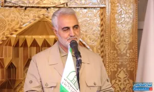 حضور سردار سپهبد شهيد حاج قاسم سليمانی رضوان الله تعالی علیه در بازسازی عتبات عاليات