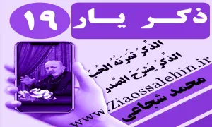 مباحث ذکر یار استاد محمد شجاعی/ جلسه 19 - ذکر خدا شفای قلب