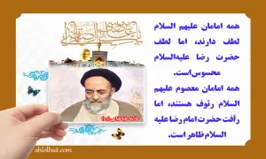 سخنان علامه طباطبایی درباره امام رضا علیه السلام