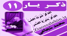 مباحث ذکر یار استاد محمد شجاعی/ جلسه 11 - یاد خدا انرژی قلب