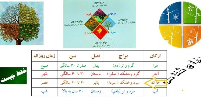 ویژگیهای افراد دارای مزاج سرد و خشک (افراد سوداوی) و علائم غلبه خلط سودا